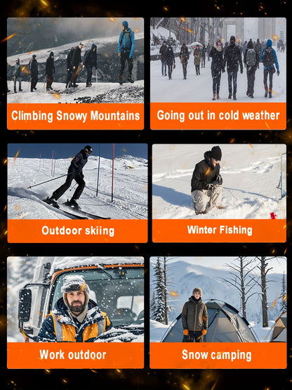 Women's Winter Heated Jacket with Power Supply, New Autumn/Winter Outdoor Casual and Sports Fashion Heated Coat Jacket, New Fashion Heated Jacket for Outdoor Sports and Skiing, Suitable as a Gift for Christmas, Thanksgiving, and Spring Festival