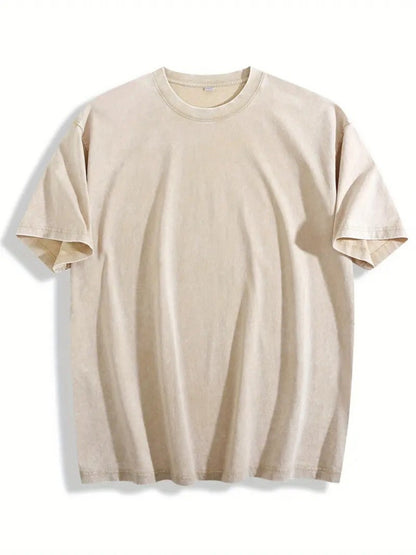 Men's Vintage T-Shirt - Round Neck Short Sleeve Weekend Style 064293