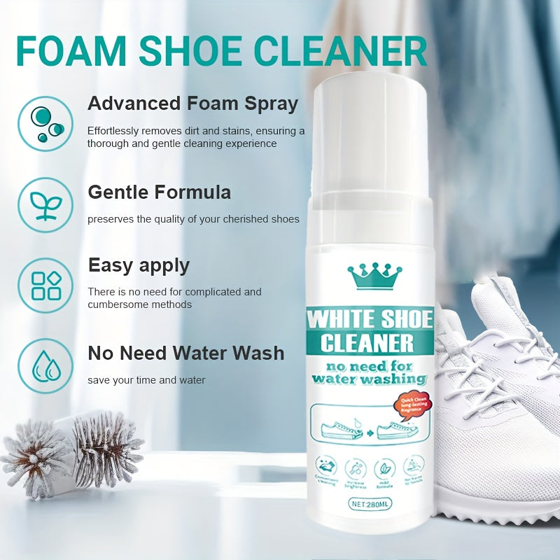 Yixingjia White Shoe Cleaning Agent Shoe Cleaning Artifact Brush Shoe Cleaning Agent Decontamination Whitening And Yellowing Foam Shoe Cleaning Multi-functional Cleaning Agent