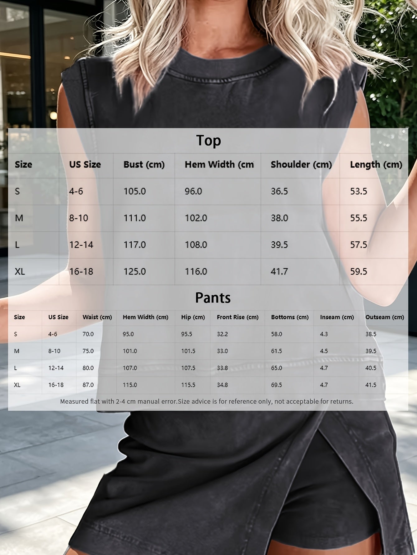 2pcs Women's New Solid Color Fashionable Casual Pure Short Sleeved T-shirt Three Piece Pants Two-piece Set