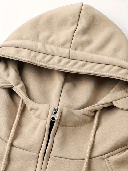 Men's Black Polyester Hoodie - product view 10