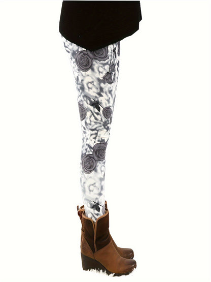Leggings for Women Tie-Dye & Printed Fashion Leggings Regular/ One Size