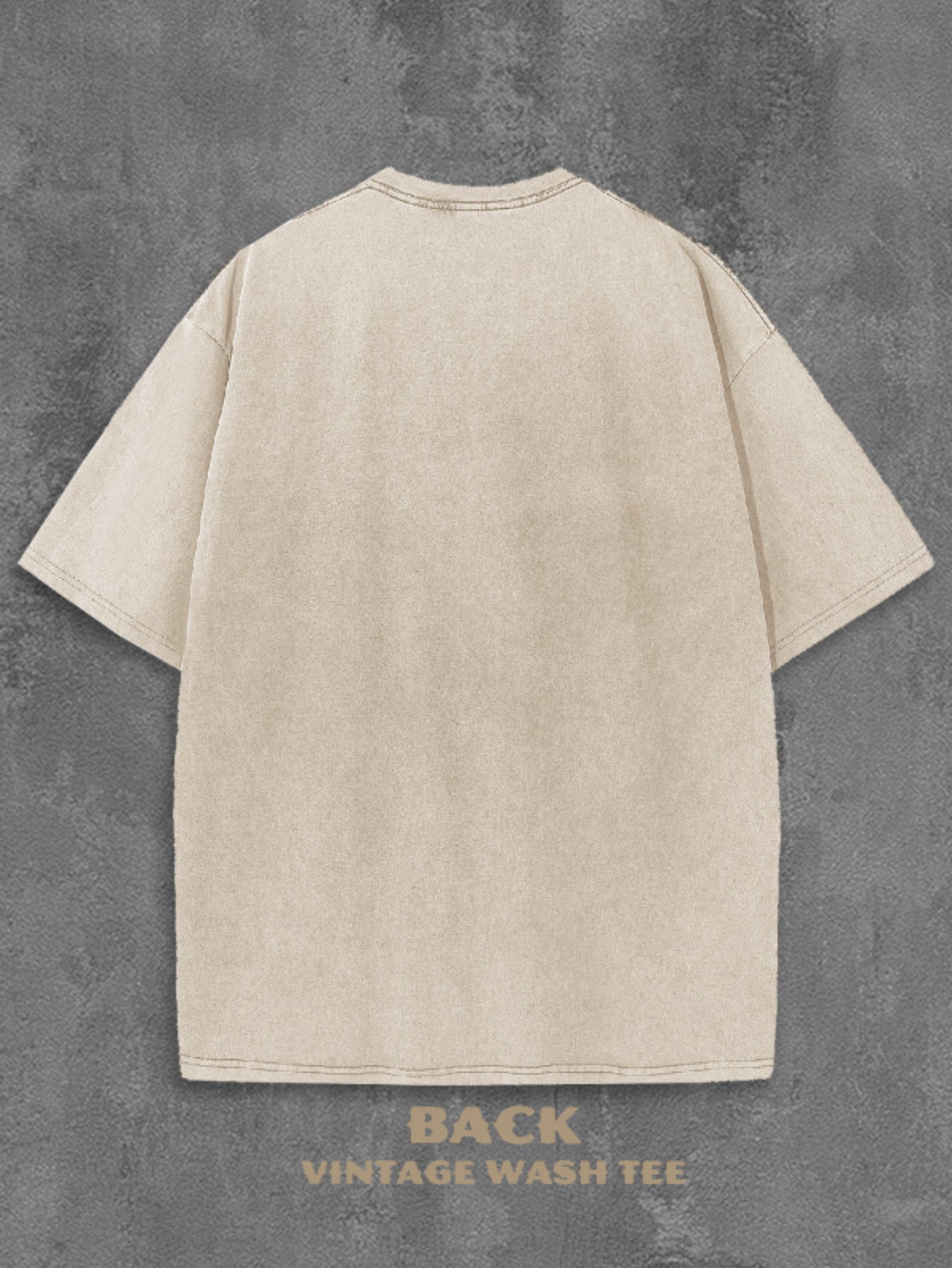 Men's Apricot Oversized Short-Sleeve T-Shirt - product view 14