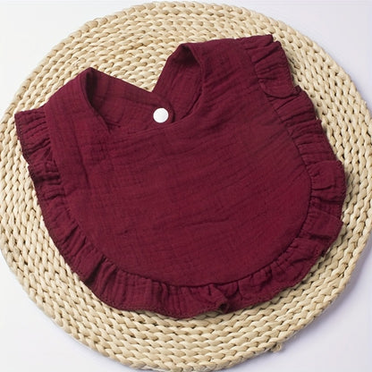 Baby Bibs - 10-Pack Patterned Feeding Set