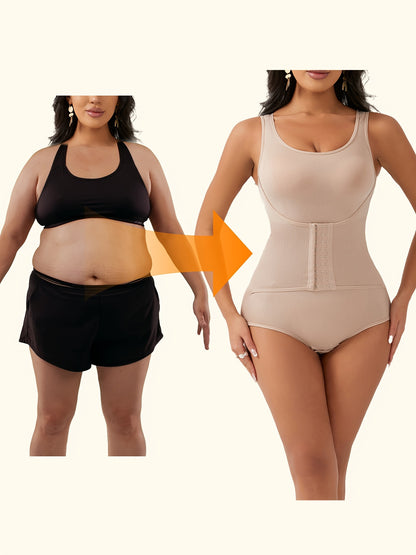 Bodysuit for Women with Firm Tummy Control - Features Include Seamless Butt Lifting, Snap Crotch, Body, And Postpartum Shapewear