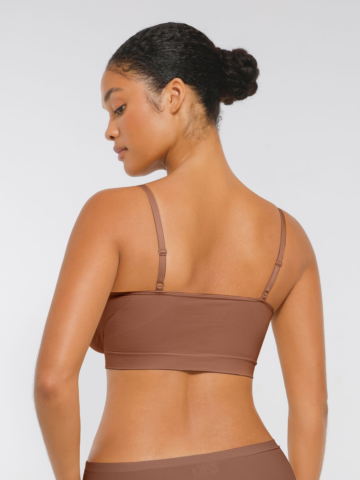 Plus Size Seamless Bra for Women Push-Up Breathable Back Control Bra