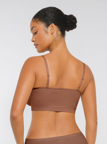 Plus Size Seamless Bra for Women Push-Up Breathable Back Control Bra
