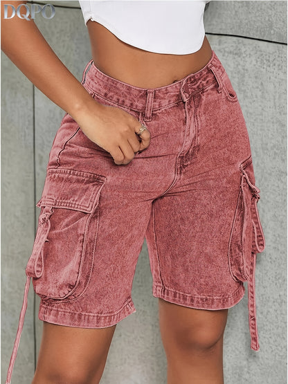 Yellowish-brown Denim High-Waist Jeans - product view 2