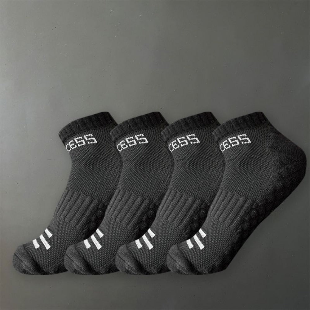 Men's Athletic Ankle Socks - 4-Pair Pack