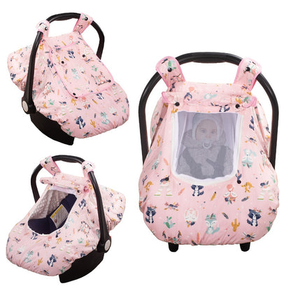 Baby Car Seat Cover - Beavtaens Minky Carseat Sover