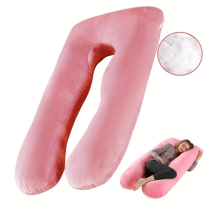 New Popular U-shaped Pregnant Woman Pillow Waist Protection Pillow Core Side Sleeping Pillow Detachable Washable Nursing Pillow