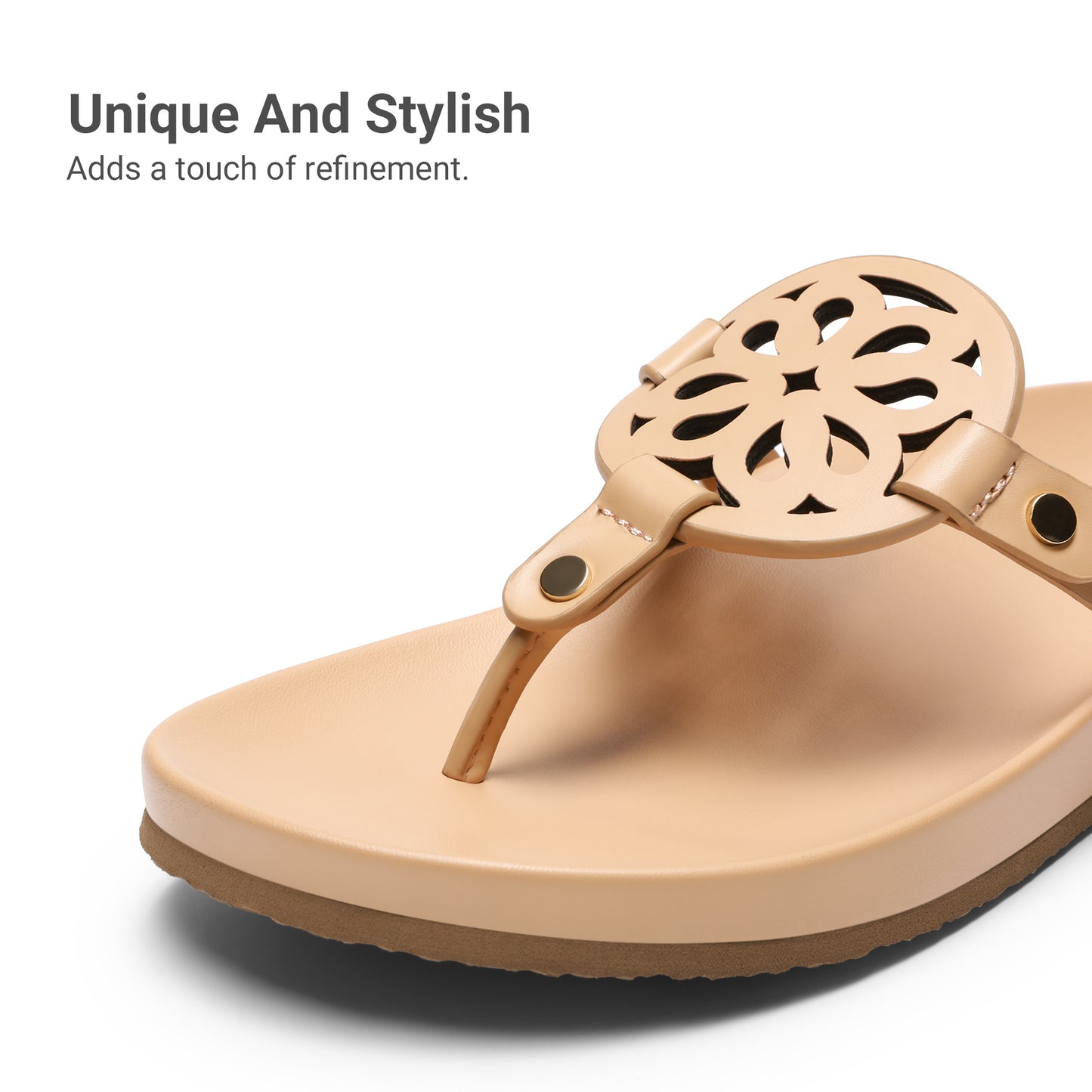 Platform Flip Flops for Women Support Soft Cushion Comfortable Dressy Thong Sandals Slippers for Summer Vacation Walking