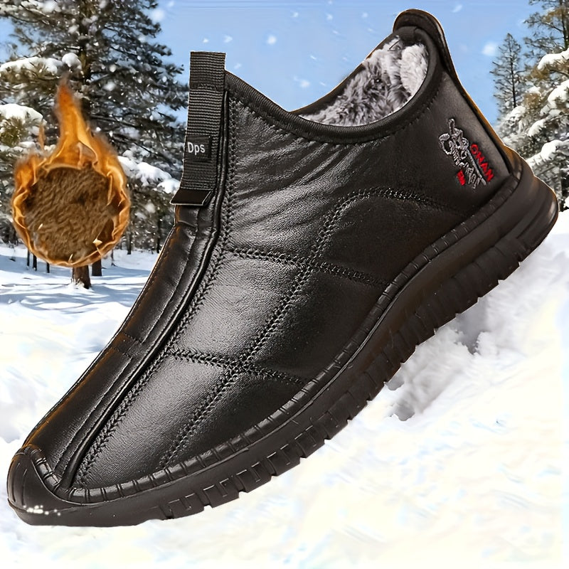 Men's Walking Shoes - Non-Slip Sole & Slip-On Ease