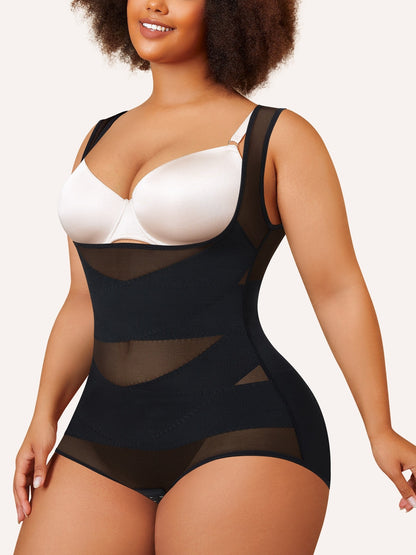 Plus Size Shapewear Bodysuit for Women Tummy Control Body Shaper Seamless Faja Colombian Waist Trainer Girdle