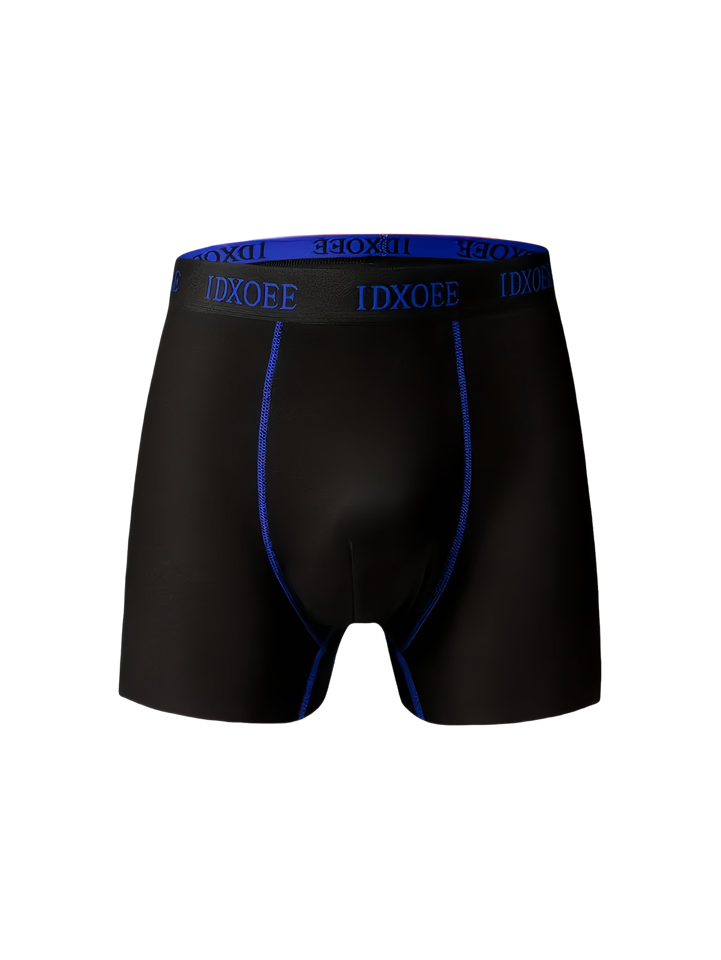 5pcs Men'S Breathable Boxer Briefs Solid Color With Side Stripe, Durable & Comfortable, All-Season Wear, Fashionable, Breathable, Comfortable Sports Underpants
