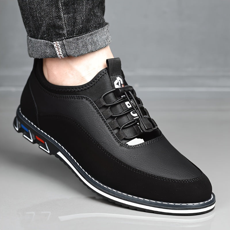 Men'S Plus Size Light Luxury Comfortable Business Casual Shoes, Trendy And Fashionable Wear-Resistant Rubber Sole Men'S Shoes 10598