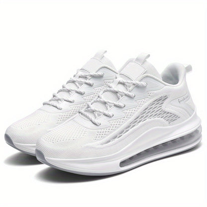 Men's Sneakers, Fashionable Lace Up, Lightweight Anti Slip And Shock-absorbing Air Cushion, Comfortable And Breathable Men's Shoes, Fitness Tennis Shoes, Running Shoes For Men, Work Boots For Men,