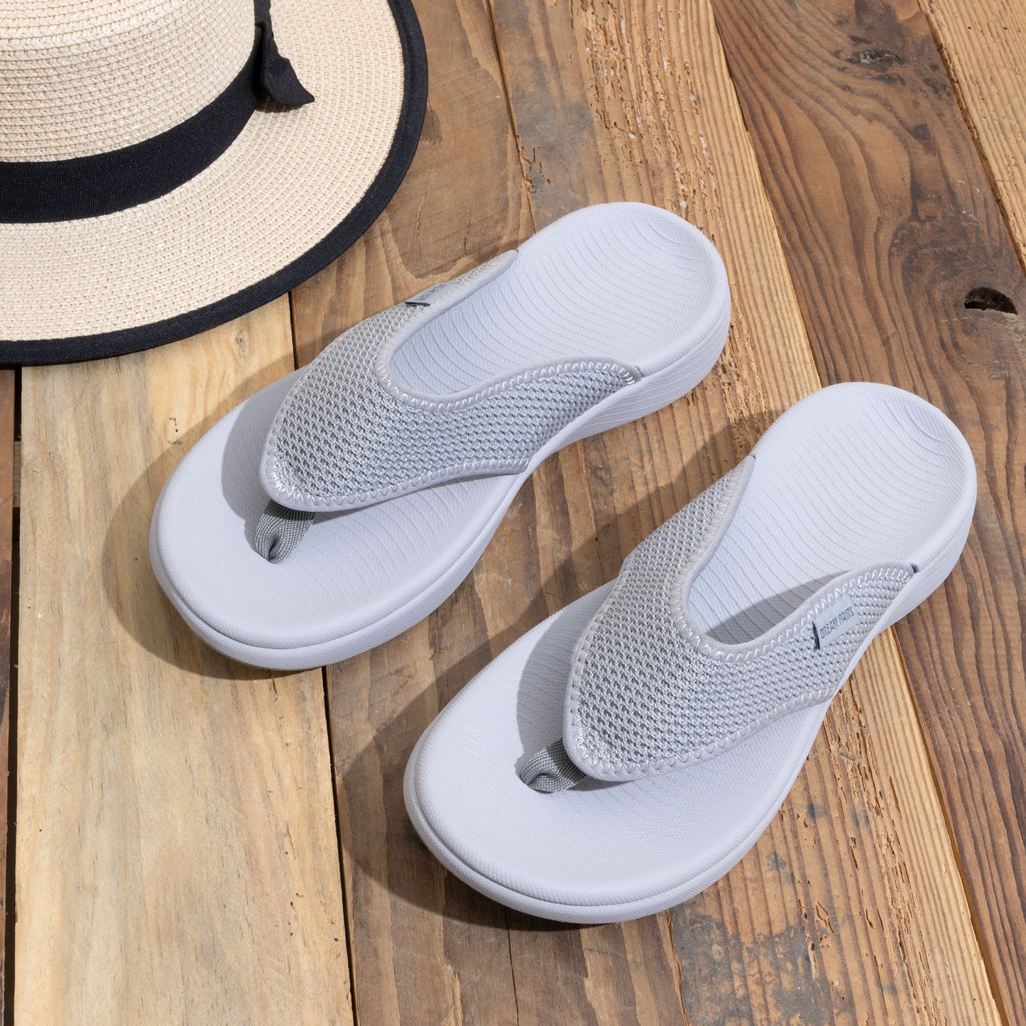 Shoes for Women, Womens Sandals, Women's Support Soft Cushion Flip Flops Thong Sandals, Comfortable, Simple, Suitable for Summer Vacation, Walking, Shopping
