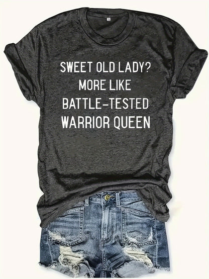 Plus Size - Plus Size - Plus Size Women'S T-Shirt Featuring a Comfy Round Neckline, Stylish Print, Perfect for Spring And Summer, Made from Soft And Cozy Fabric, a Must-Have for Fashion Lovers, Plus Size Top