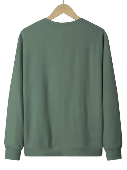 Letter Print Pullover Sweatshirt, Casual Long Sleeve Crew Neck Sweatshirt For Women'S Clothing