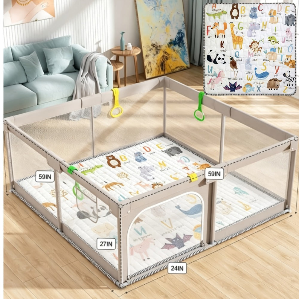 Baby Playpen - Breathable Soft Inch X50