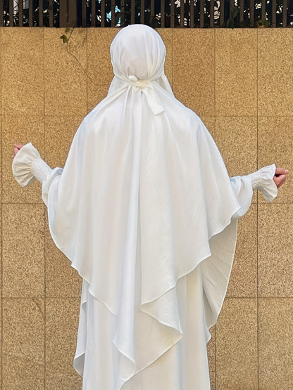 Muslim Player Wearing a Hijab for Umrah