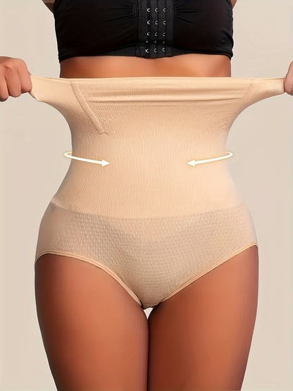 2pcsHigh-Waist Tummy Control Shapewear Panties for Women - Waist Trainer, Butt Lifter & Body Shaper Underwear