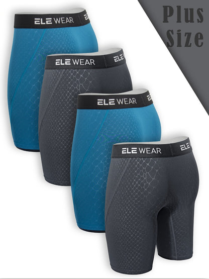 Men's Boxer Briefs - Moisture Wicking 4 Pack Essential