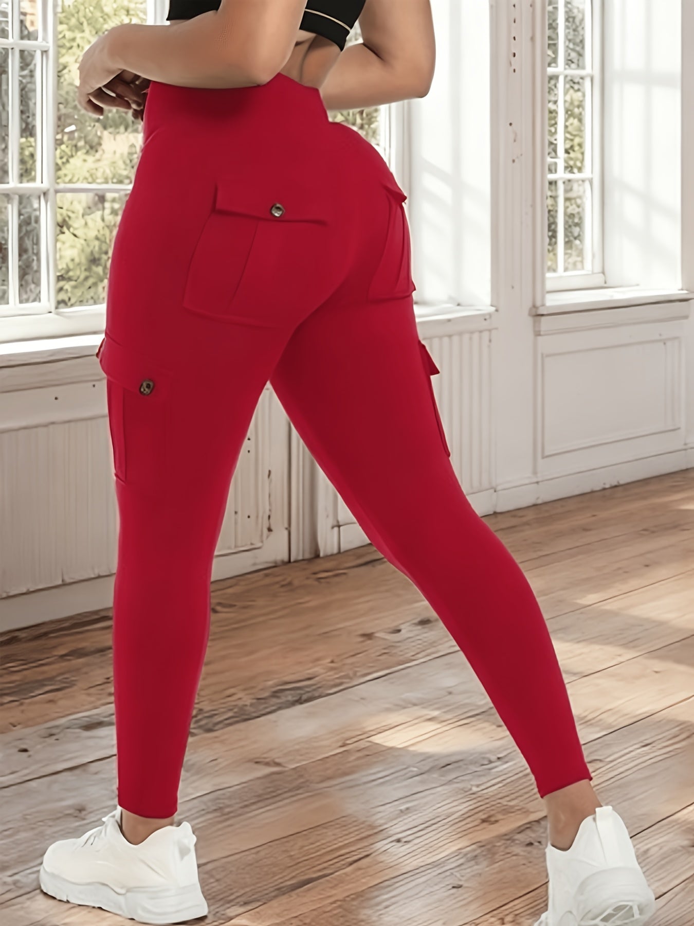 Women's Black Polyester Pants - product view 12