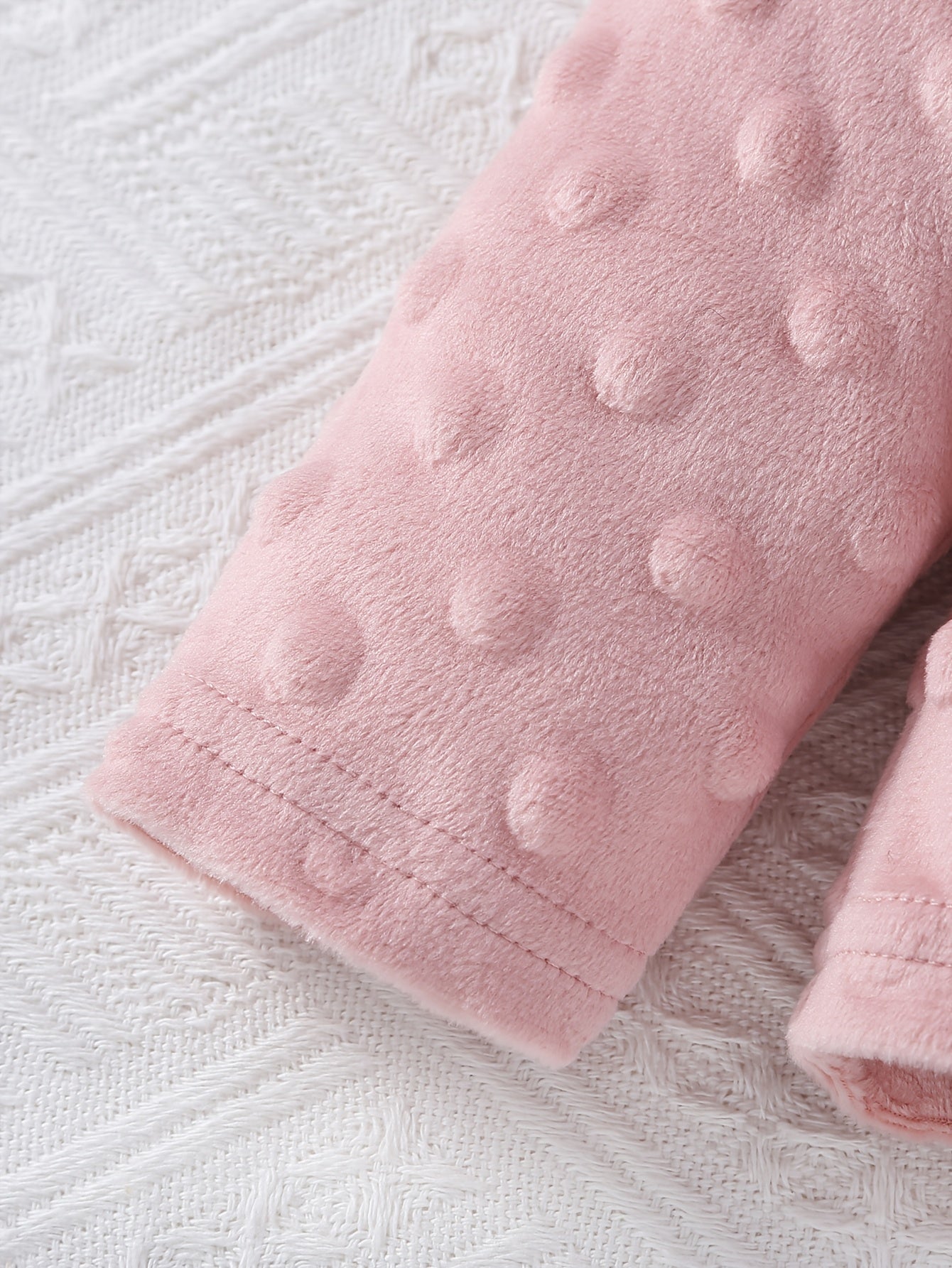 4pcs Autumn And Winter Baby Girl Triangular Jumpsuit, Cartoon Cute Bear Style Velvet Long-Sleeved Hair Tie Baby Girl Set Long Pants, for Outdoor