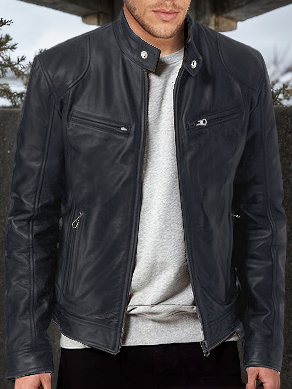 Men's Versatile Zip-Up Jacket Everyday 469