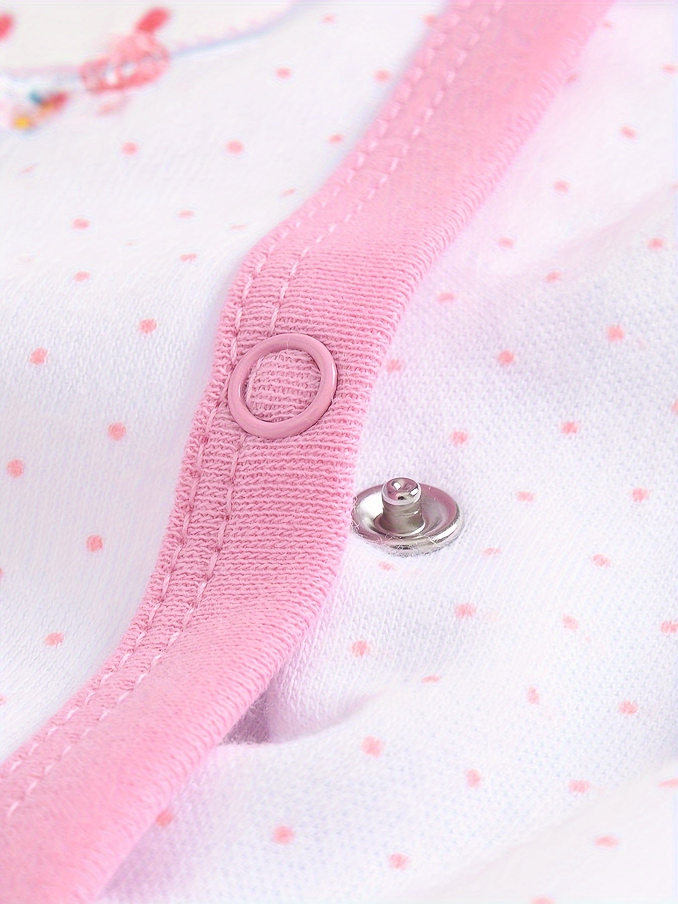 3pcs Baby Girl Cute Pink 1pc Jumpsuit Soft Long Sleeve Footed Romper Cartoon Bunny Rabbit Floral Print Newborn Girls' Overall Bodysuits Outfit Clothes for Infant Girl 0-12 Months, Perfect for Outdoor