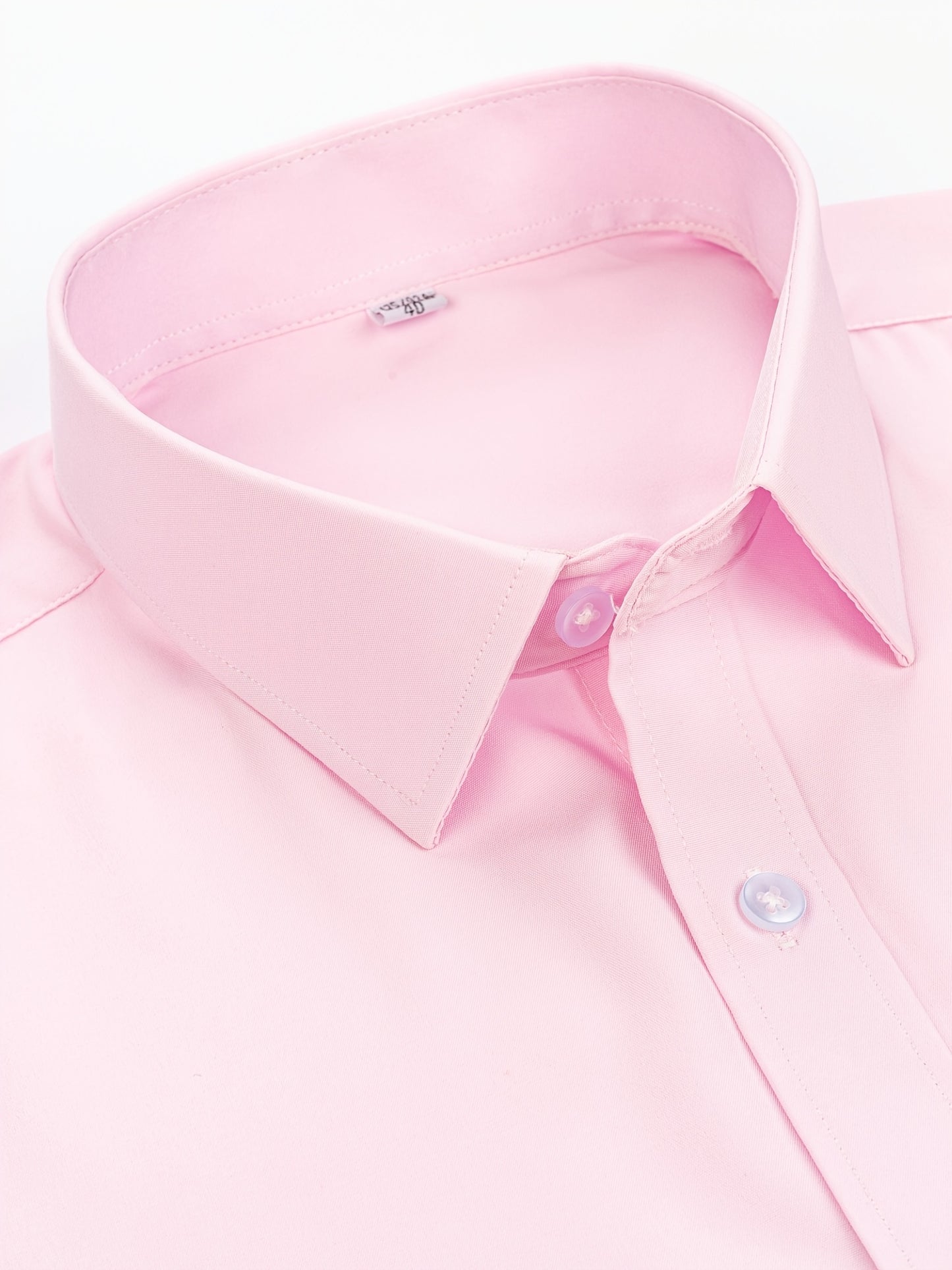 Men'S Long-Sleeve Button-Up Shirt Suitable for Semi-Formal Occasions in Spring And Summer Business Settings
