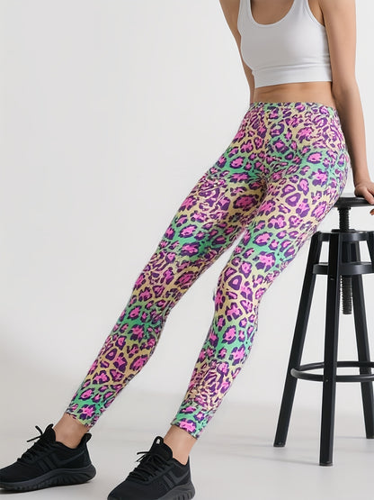 Random 5pcs Women Prints Stretchy Leggings