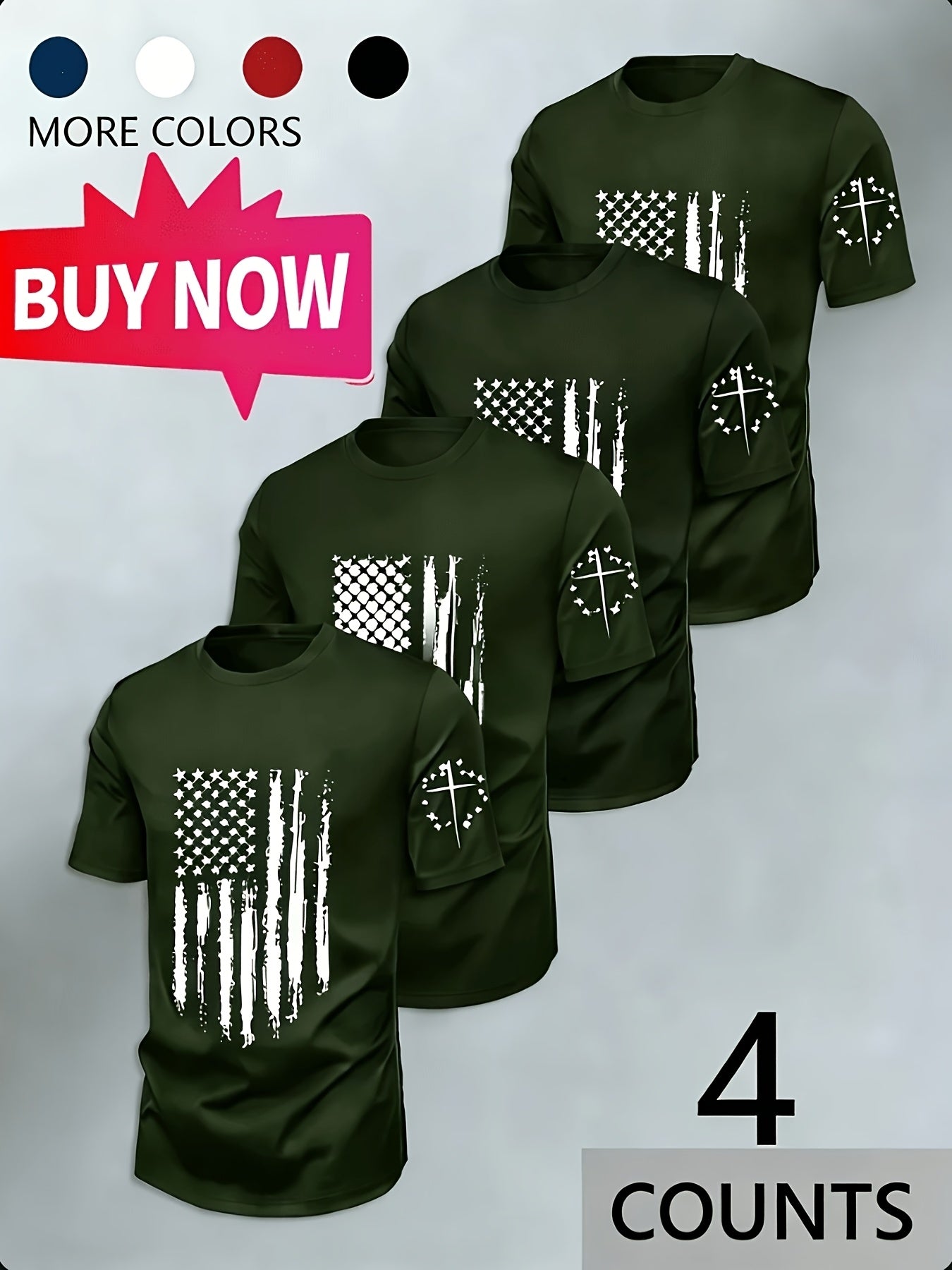 4pcs Set Of Men's Navy Striped Short-sleeve T-shirts: Round Neck, Geometric Pattern. Breathable And Quick-drying, Sweat-absorbent And Durable, Regular Fit. Classic Fashion Sportswear, Comfortable Basic Home/daily Wear/Novelty Pajamas novelty pajamas