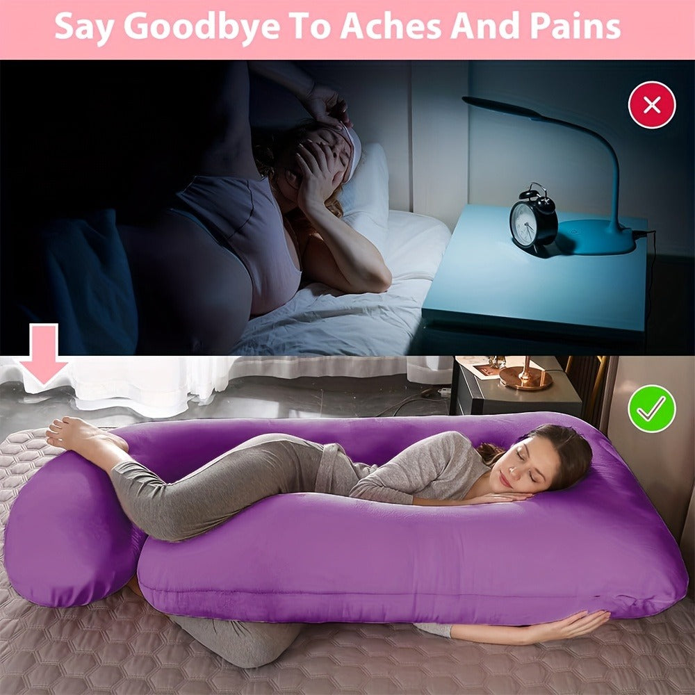 Pregnancy Pillow - 62-inch J-shaped Full-body Maternity