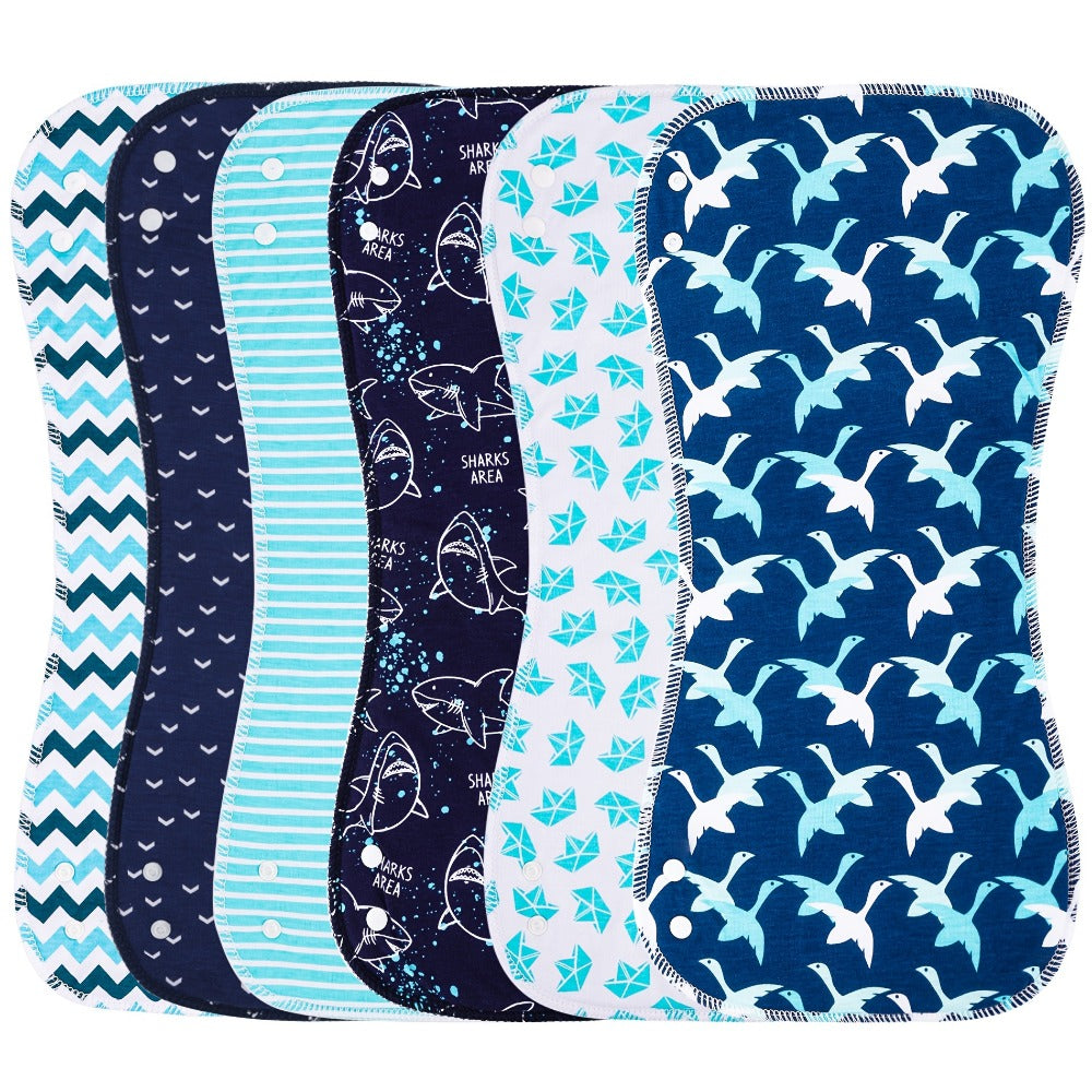 Baby Burp Cloth Set - Soft Absorbent Multipack