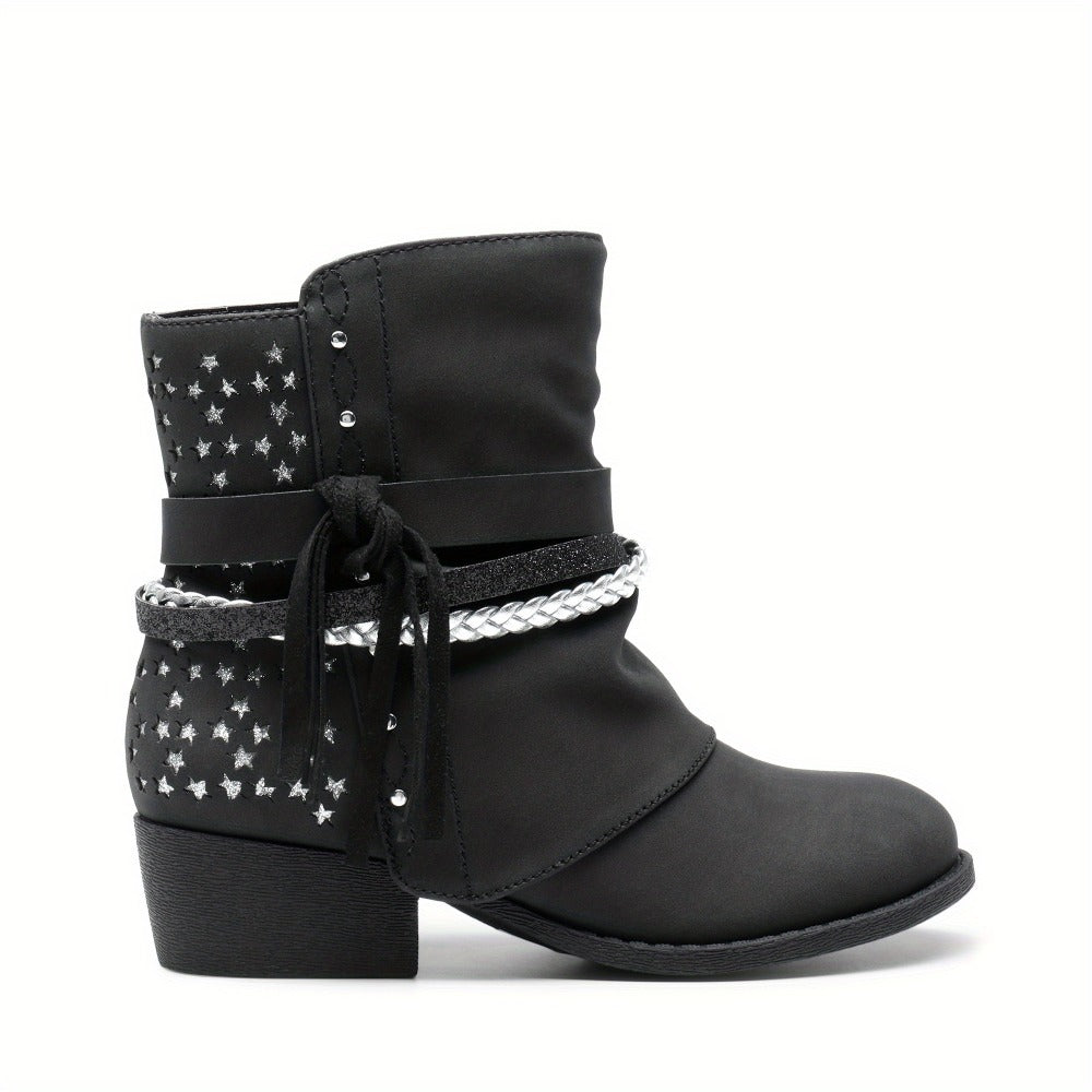 Girls Boots - Non-Slip Sole & Slip-On 735653