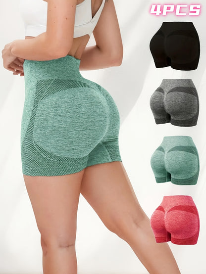 Women's Mixed colors Knit High-Waist Pants - product view 2