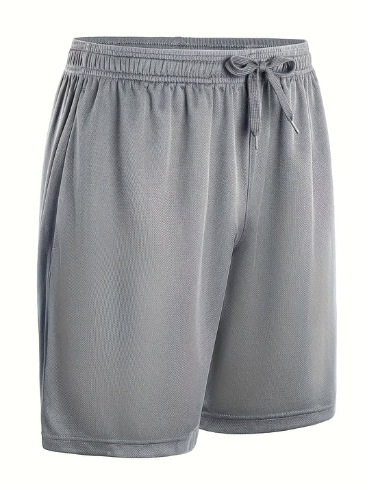 5pcs Men'S Quick-Dry Casual Sports Shorts. 2 Pockets with Drawstring Waist Adjustment. Machine Washable Loose Fit for Men and Women, Gym Shorts, Vibrant Leisure Wear, Elastic Comfort Belt, Durable Athletic Gear, Lightweight Breathable Fabric. Perfect for
