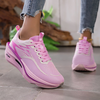 New Four Seasons Road Running Shoes for Women, Anti-Slip And Wear-Resistant Thick-Soled sneakers, Breathable And Fashionable Trendy Women'S Shoes - Suitable for Daily Travel And Outdoor Sports
