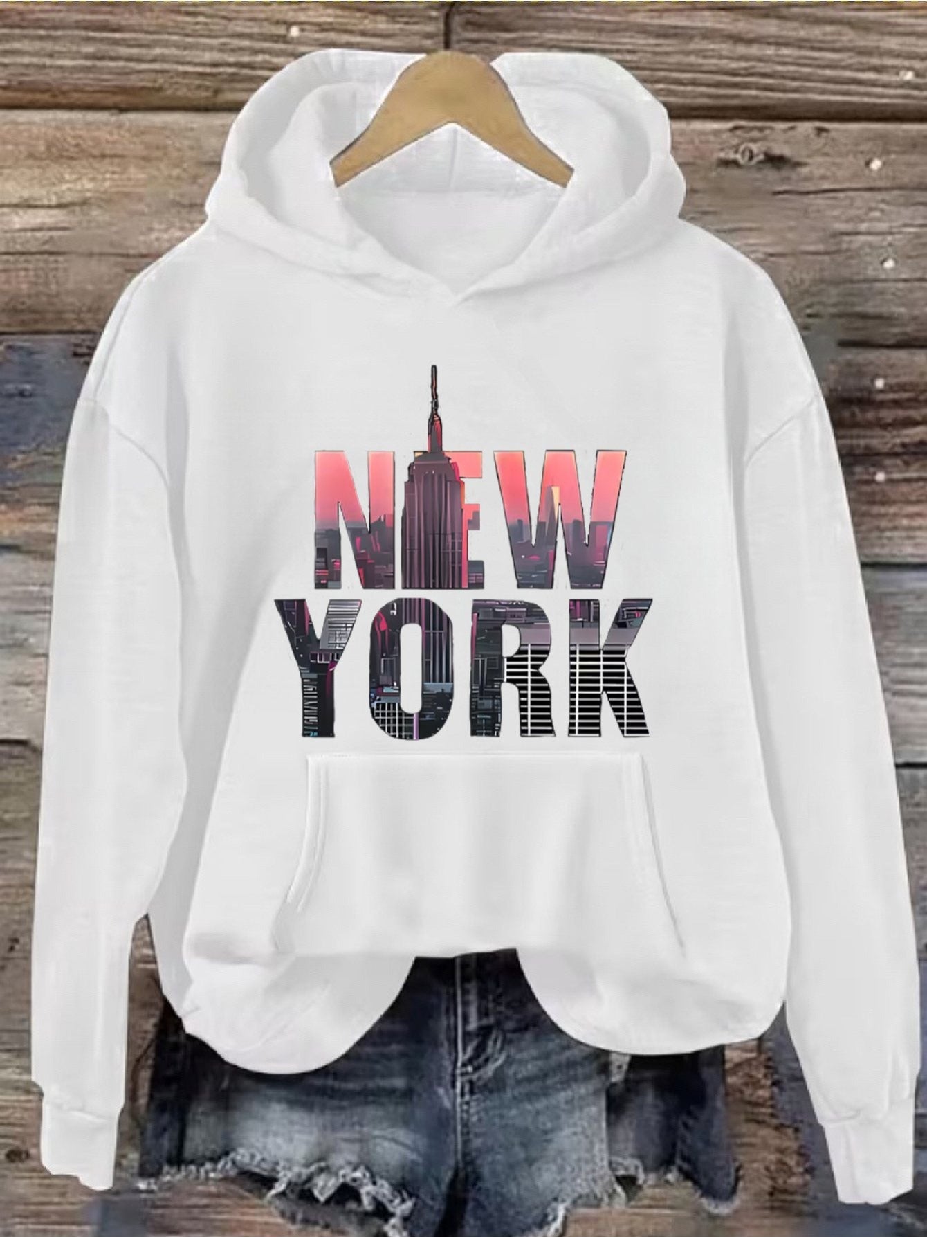 women's hoodie Sweater - Holiday Party Outfit - Soft Everyday Fall Tops - Machine Washable Casual Pullover sweatshirt