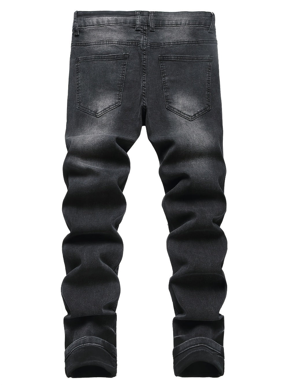 Women's Jeans - Black Distressed Stretch