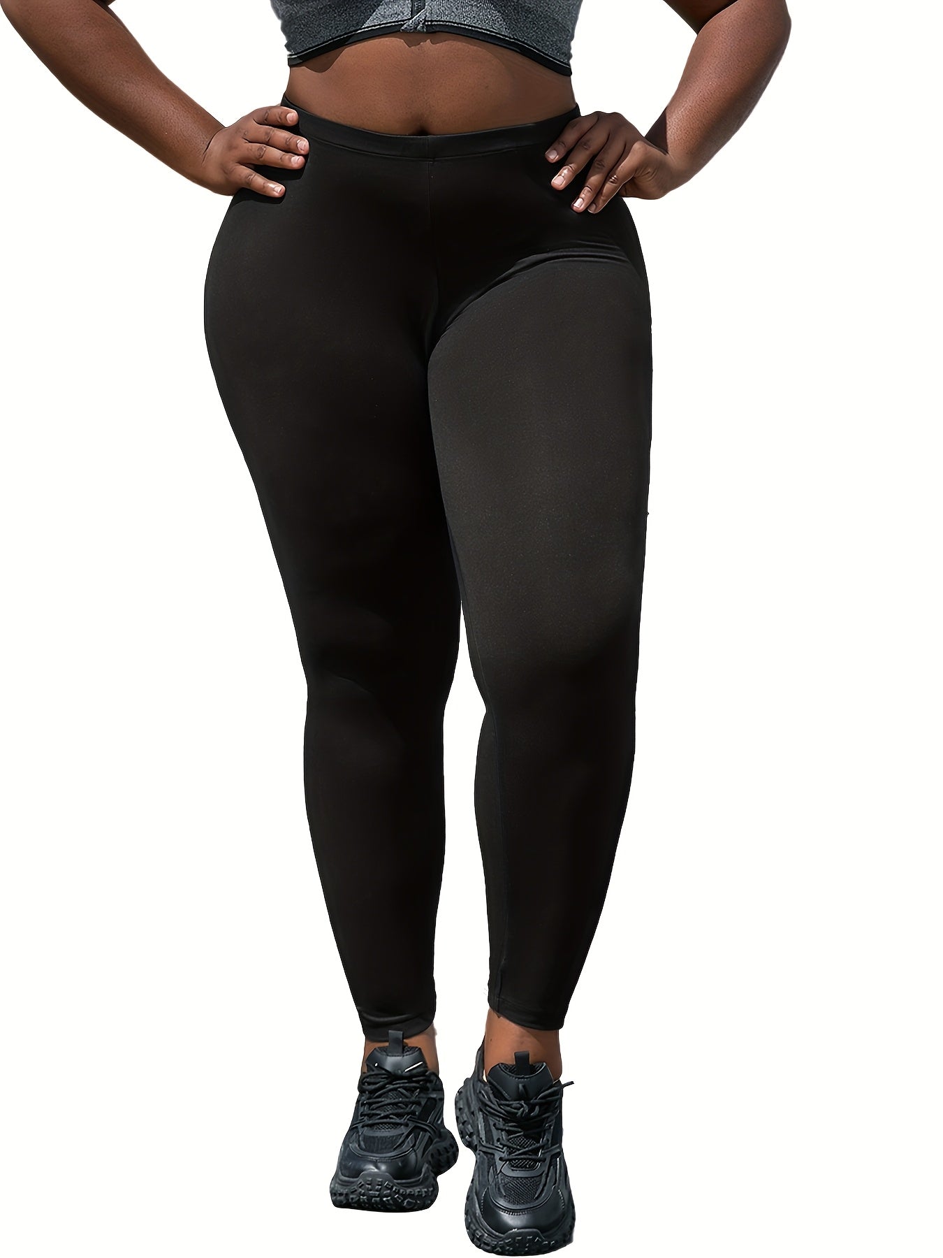 Women's Mixed Color-1 Polyester Leggings - product view 8