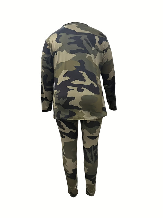 Women's fern green Polyester Long-Sleeve Pants - product view 1
