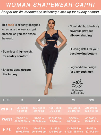 Solid High-Waisted Shaping Shorts Featuring an Anti-Slip Strip, Designed for Tummy Control And Butt Lifting. These Comfortable And Highly Elastic Shapewear Pieces Are Excellent for Abdominal And Hip Lifting