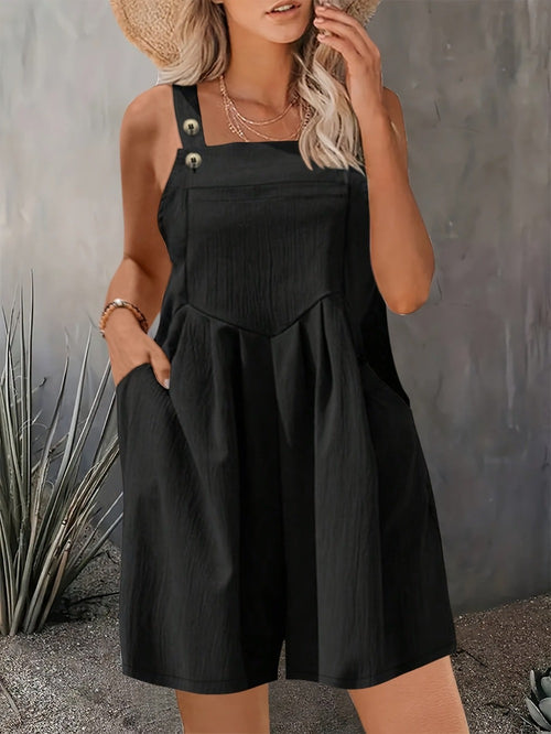 Women's Plus Size Overall - Sleeveless