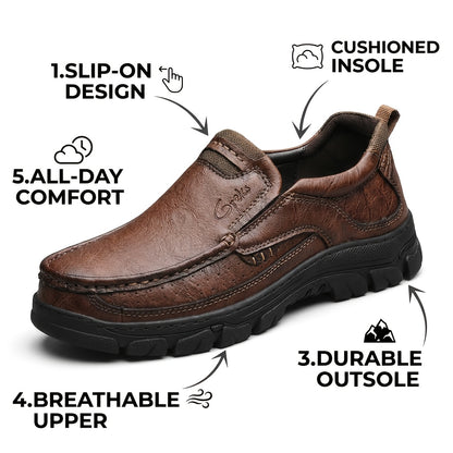 GREKS Loafers Slip On Loafer Casual Walking Shoes Comfortable for Work Office Dress Outdoor