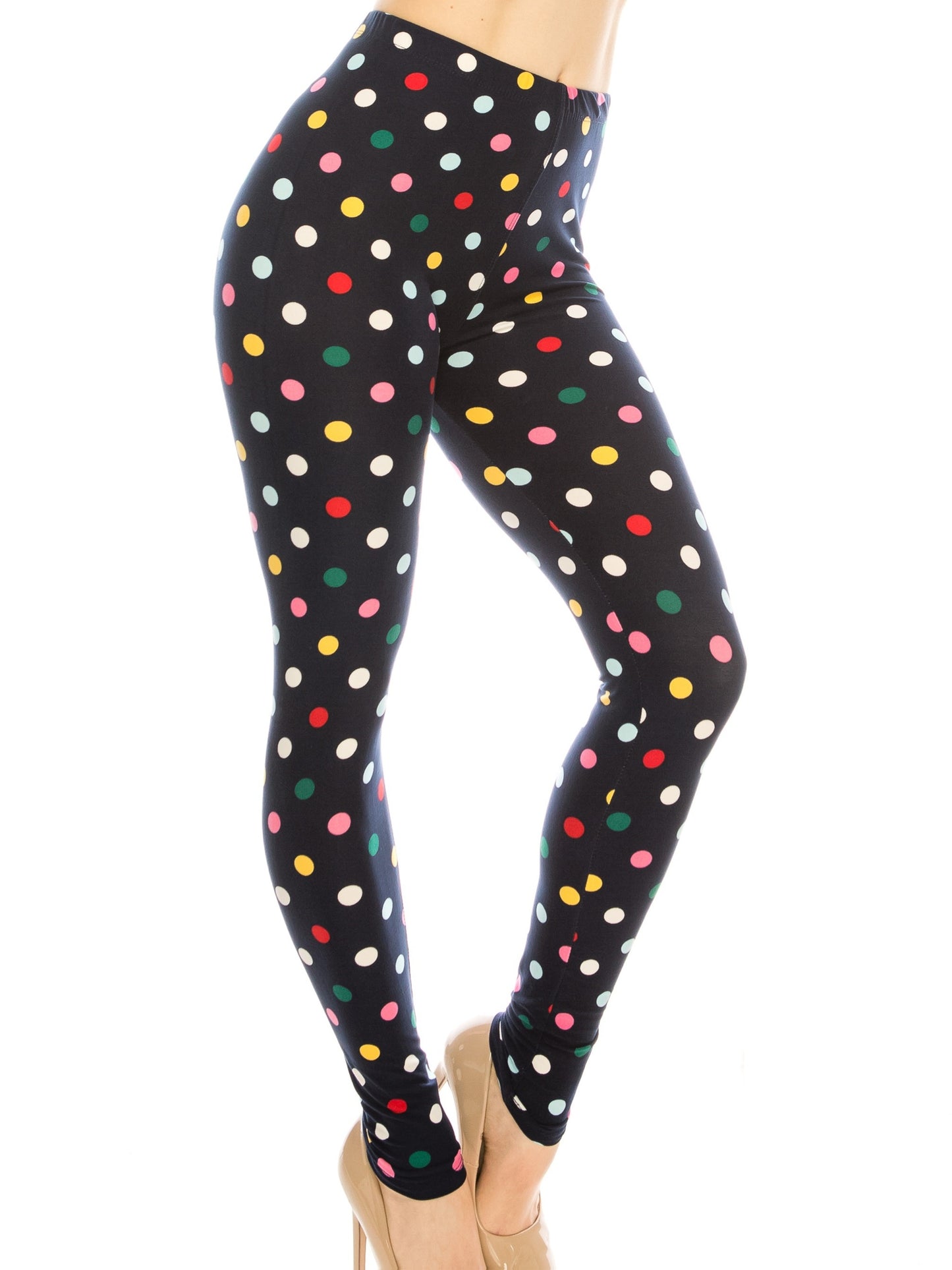 Fashion Printed Leggings For Women No See Through High Stretch Super Soft Leggings Regular