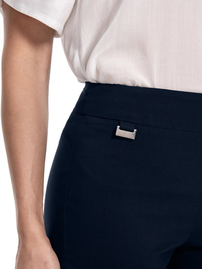 Women'S Petite SizePull-On Dress Shorts W/D-Ring, Work & Office Casual